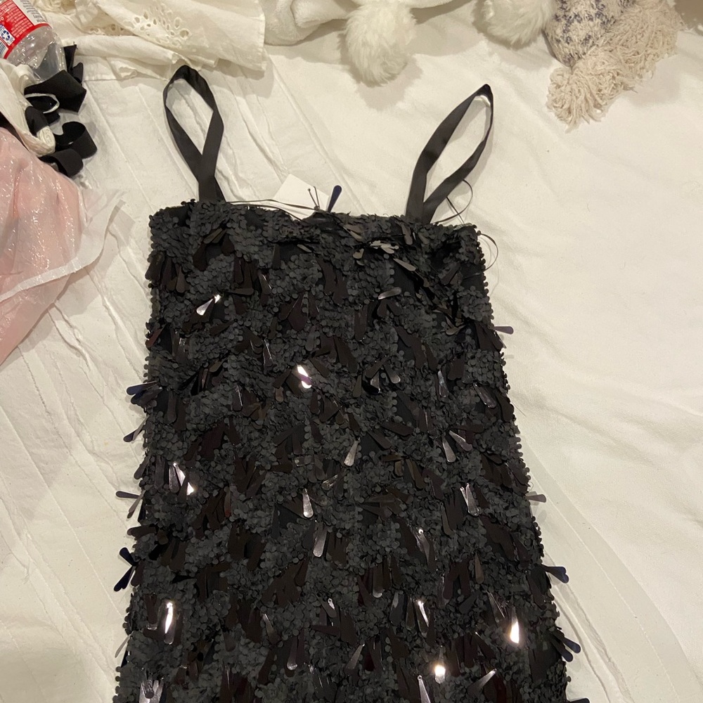 zara mini flapper dress size xs